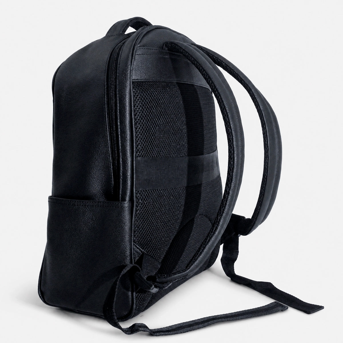 Morral marea de cuero para mujer - Negro