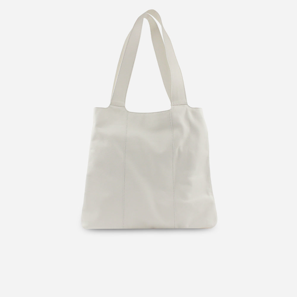 Cartera orlena de cuero para mujer - Hueso