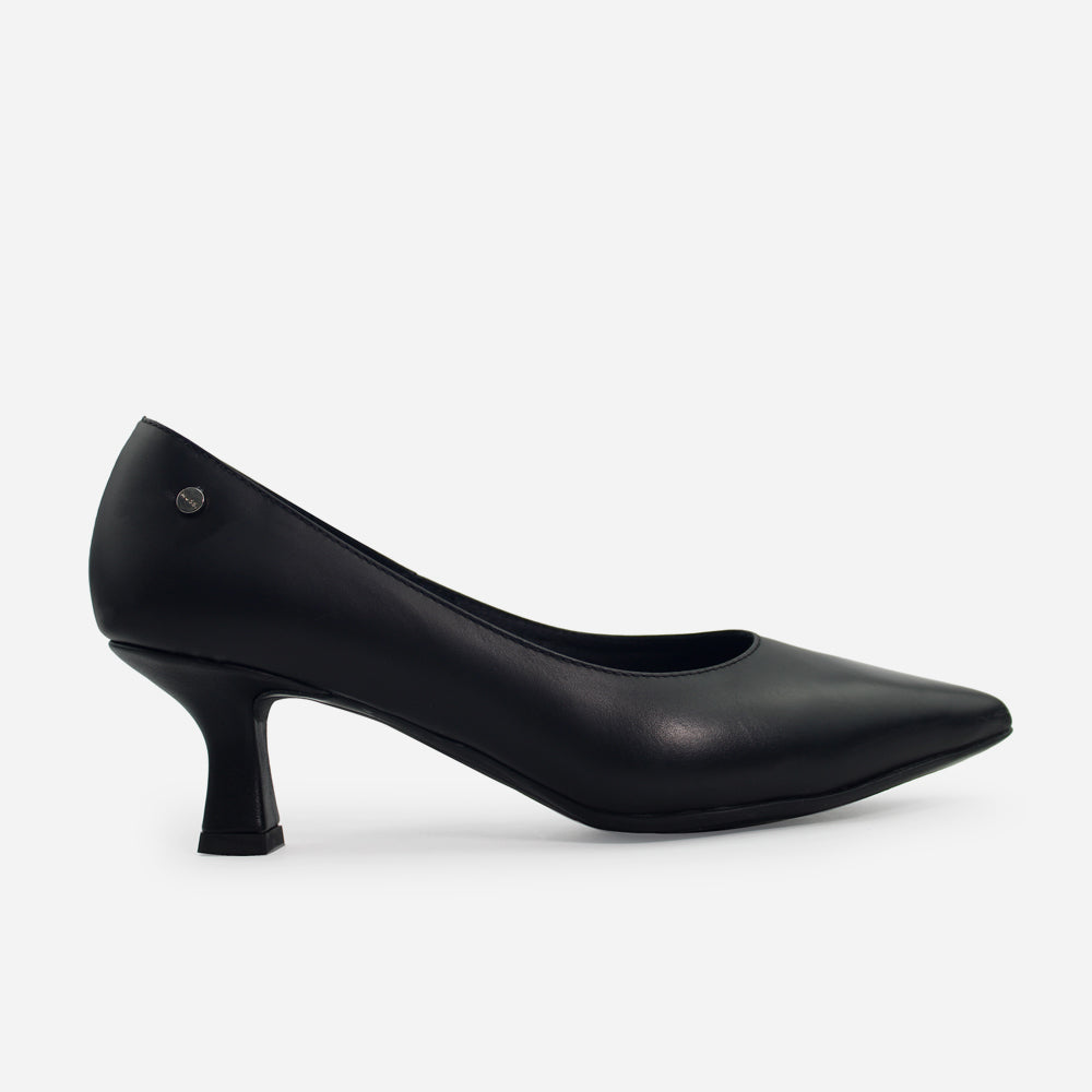 Tacones mérida de cuero para mujer - Negro