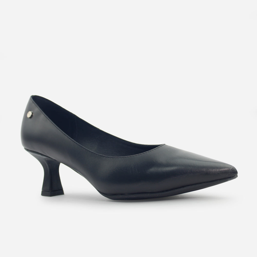 Tacones mérida de cuero para mujer - Negro