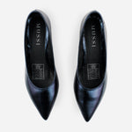 Tacones mérida de cuero para mujer - Azul