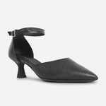 Tacones liam de cuero para mujer - Negro