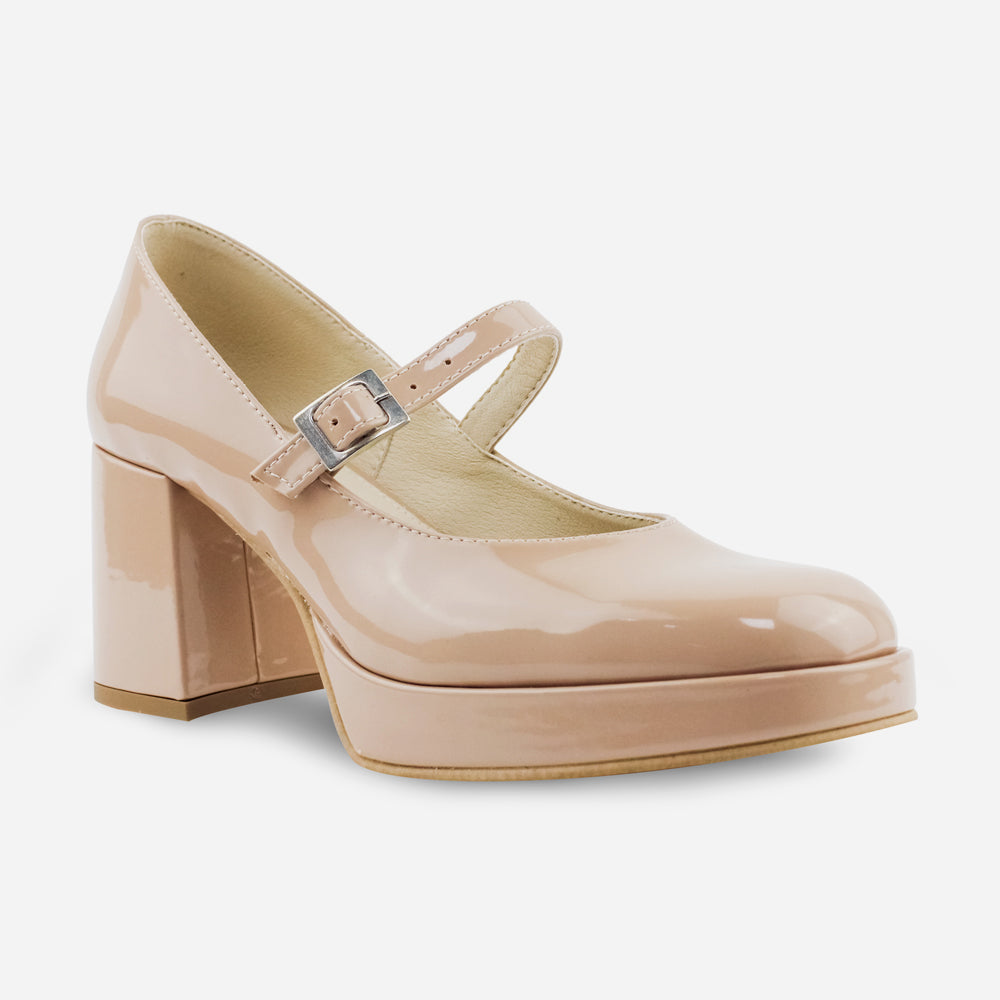 Tacones serena de sintético para mujer - Nude