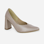 Tacones nayade de cuero para mujer - Cobre