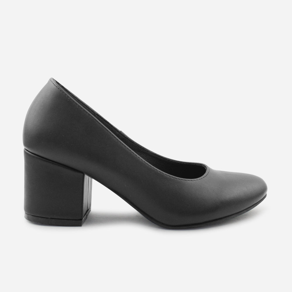 Tacones celeste de sintético para mujer - Negro