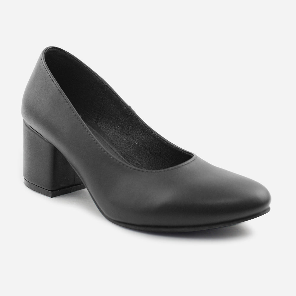 Tacones celeste de sintético para mujer - Negro
