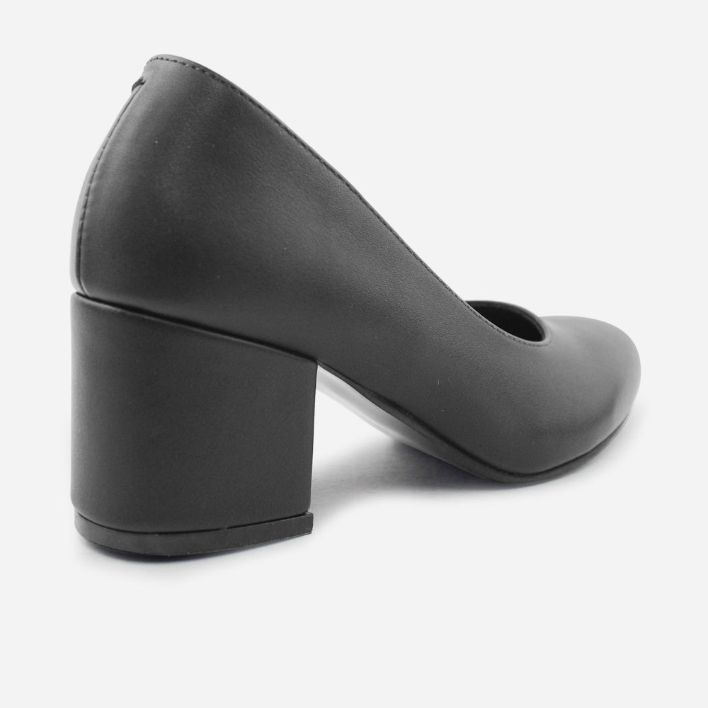 Tacones celeste de sintético para mujer - Negro