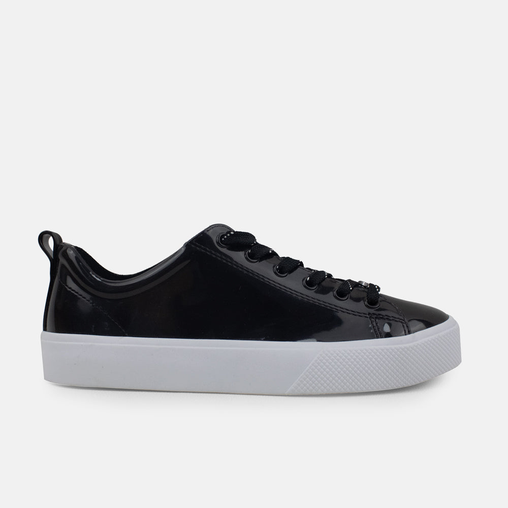 Tenis Sneakers nucifera de sintético para mujer - Negro