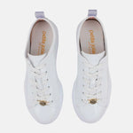 Tenis nucifera de sintético para mujer - Blanco