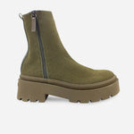 Botin tractorado dana de textil para mujer - Verde