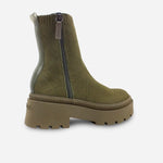 Botin tractorado dana de textil para mujer - Verde