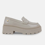 Mocasin tractorado cayena de sintético para mujer - Hueso