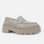 Mocasin tractorado cayena de sintético para mujer - Hueso