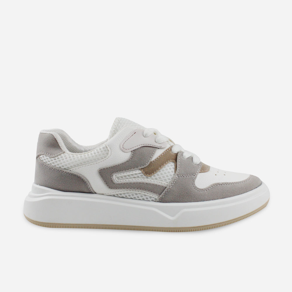 Tenis Sneakers ryana de sintético para mujer - Gris