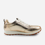 Tenis Sneakers diera de sintético para mujer - Oro