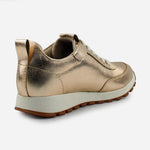 Tenis Sneakers diera de sintético para mujer - Oro