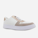 Tenis Sneakers ailin de cuero para mujer - Blanco