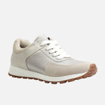 Tenis bromelias de cuero para mujer - Oro