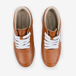 Tenis nerea de cuero para mujer - Miel