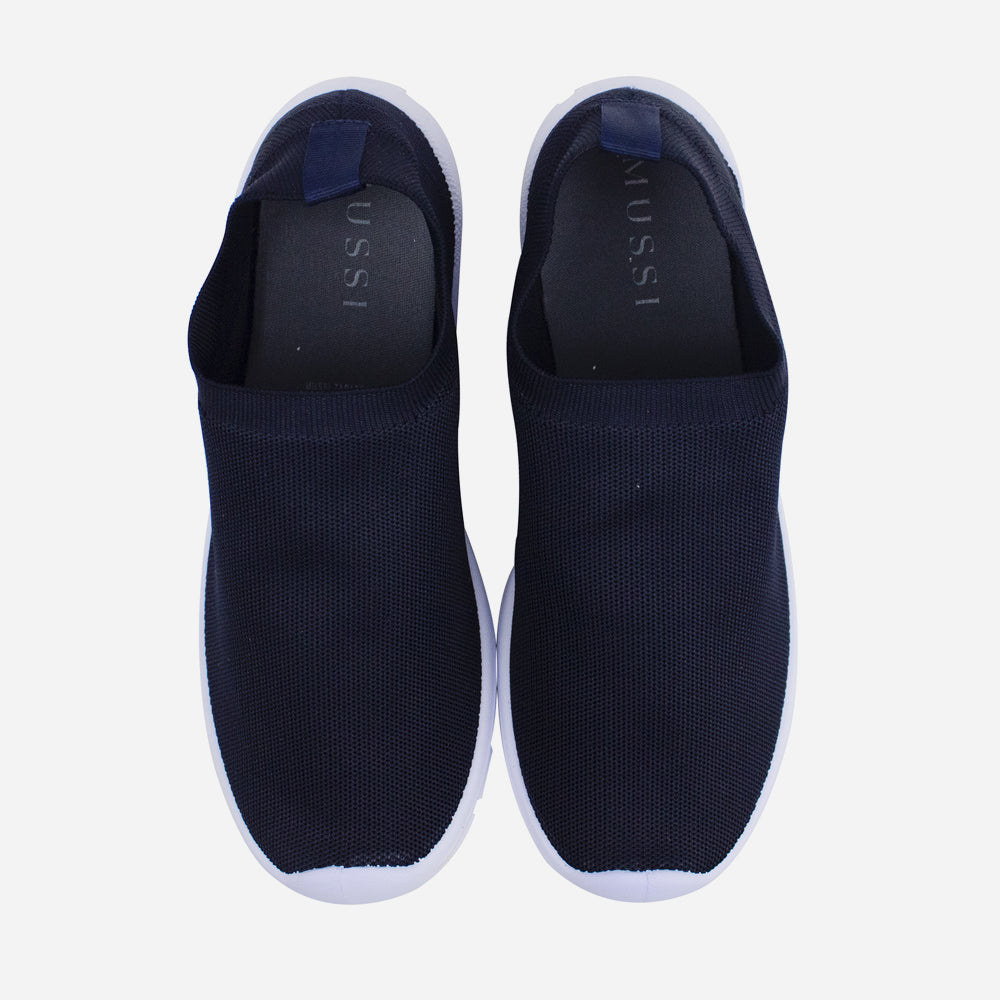 Tenis Sin Cordones mayna de textil para hombre - Azul
