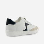 Tenis lourdes de cuero para mujer - Blanco