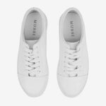 Tenis kay de cuero para mujer - Blanco