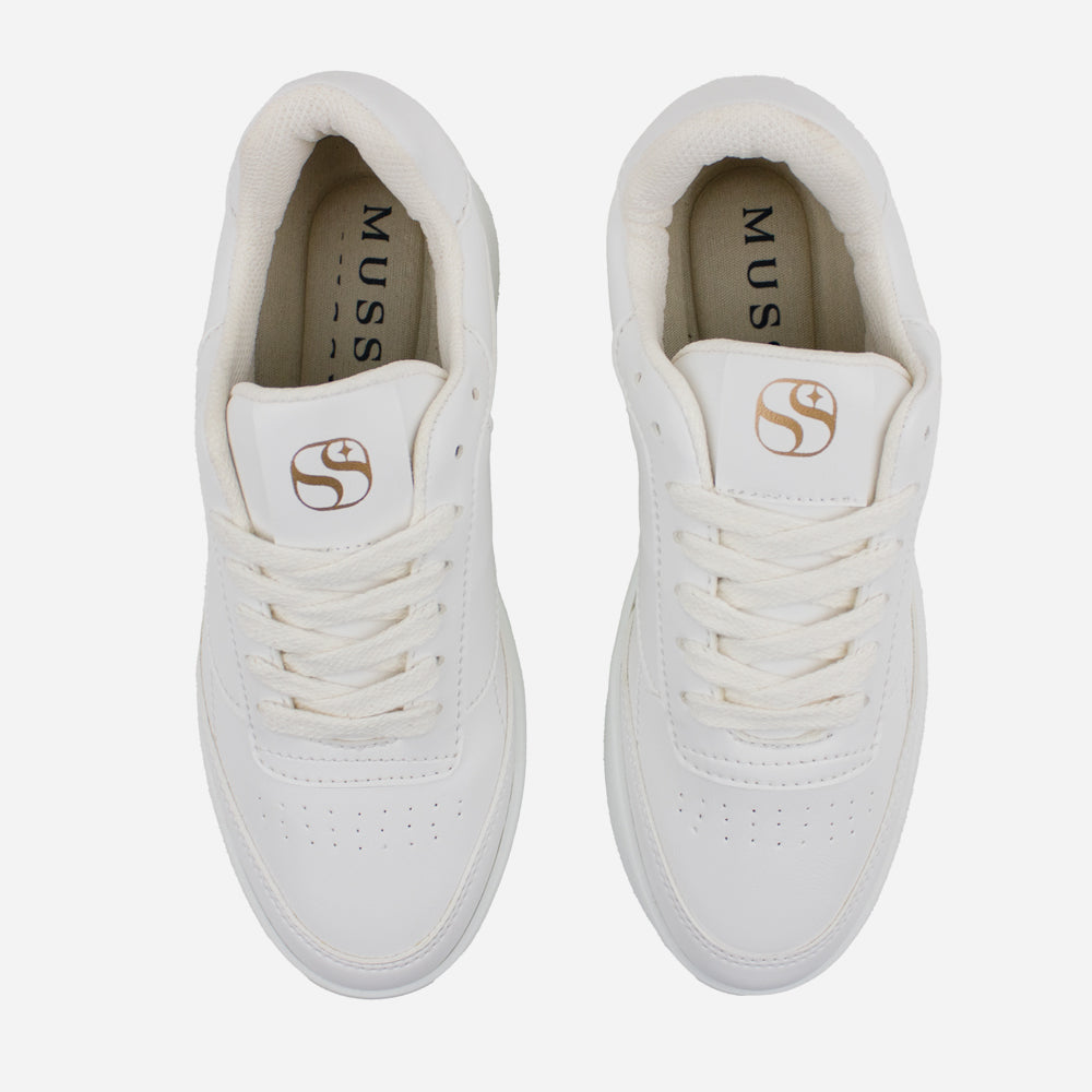 Tenis Sneakers rosemary de sintético para mujer - Hueso