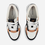 Tenis con plataforma silvia de sintético para mujer - Negro