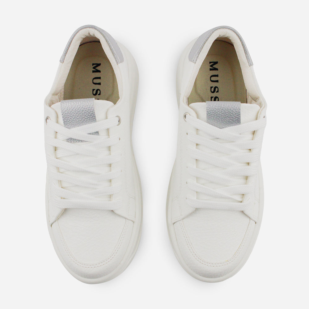 Tenis Sneakers milan de sintético para mujer - Hueso