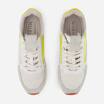 Tenis Sneakers magnolia de cuero para mujer - Hueso