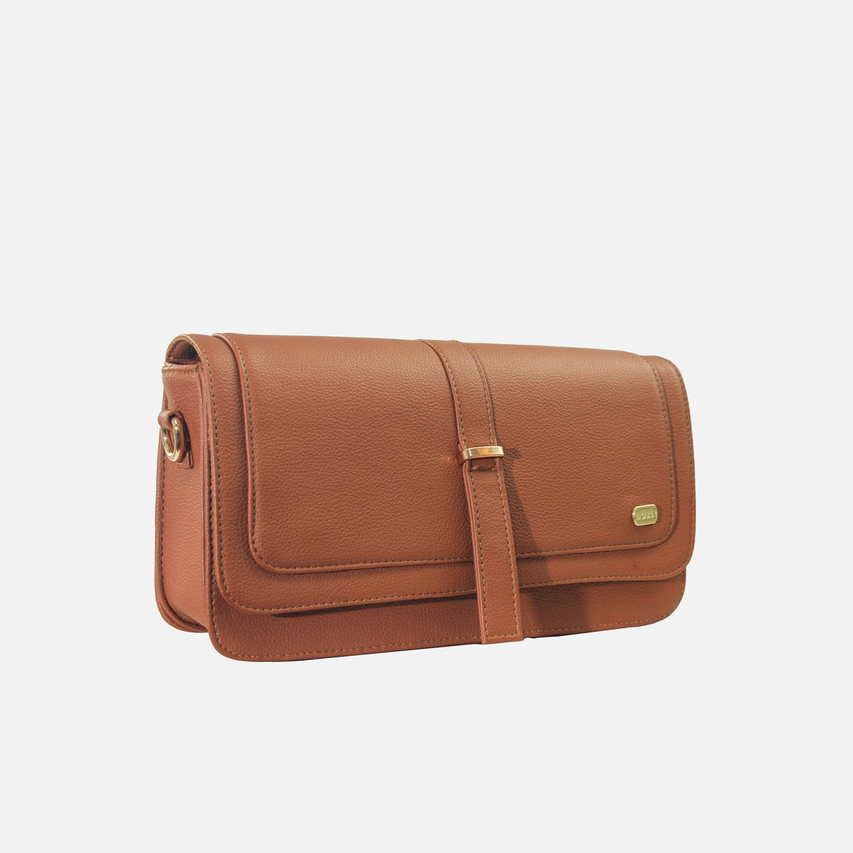 Bolso manos libres lucrezia de cuero para mujer - Miel