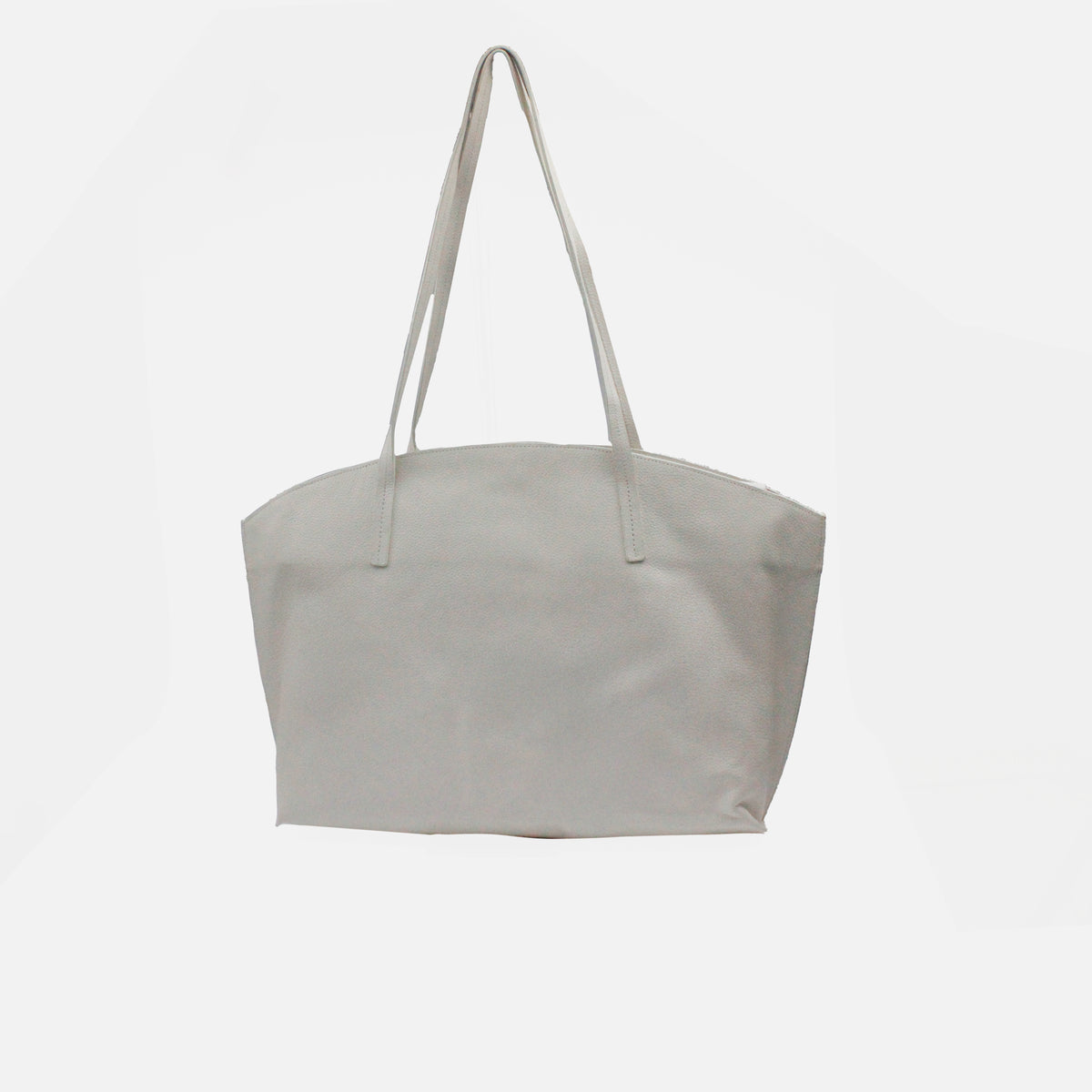 Cartera lita de cuero para mujer - Hueso