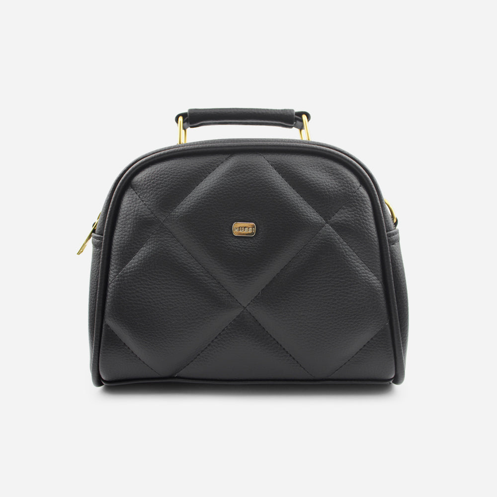 Bolso manos libres celeste de sintético para mujer - Negro