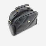 Bolso manos libres celeste de sintético para mujer - Negro