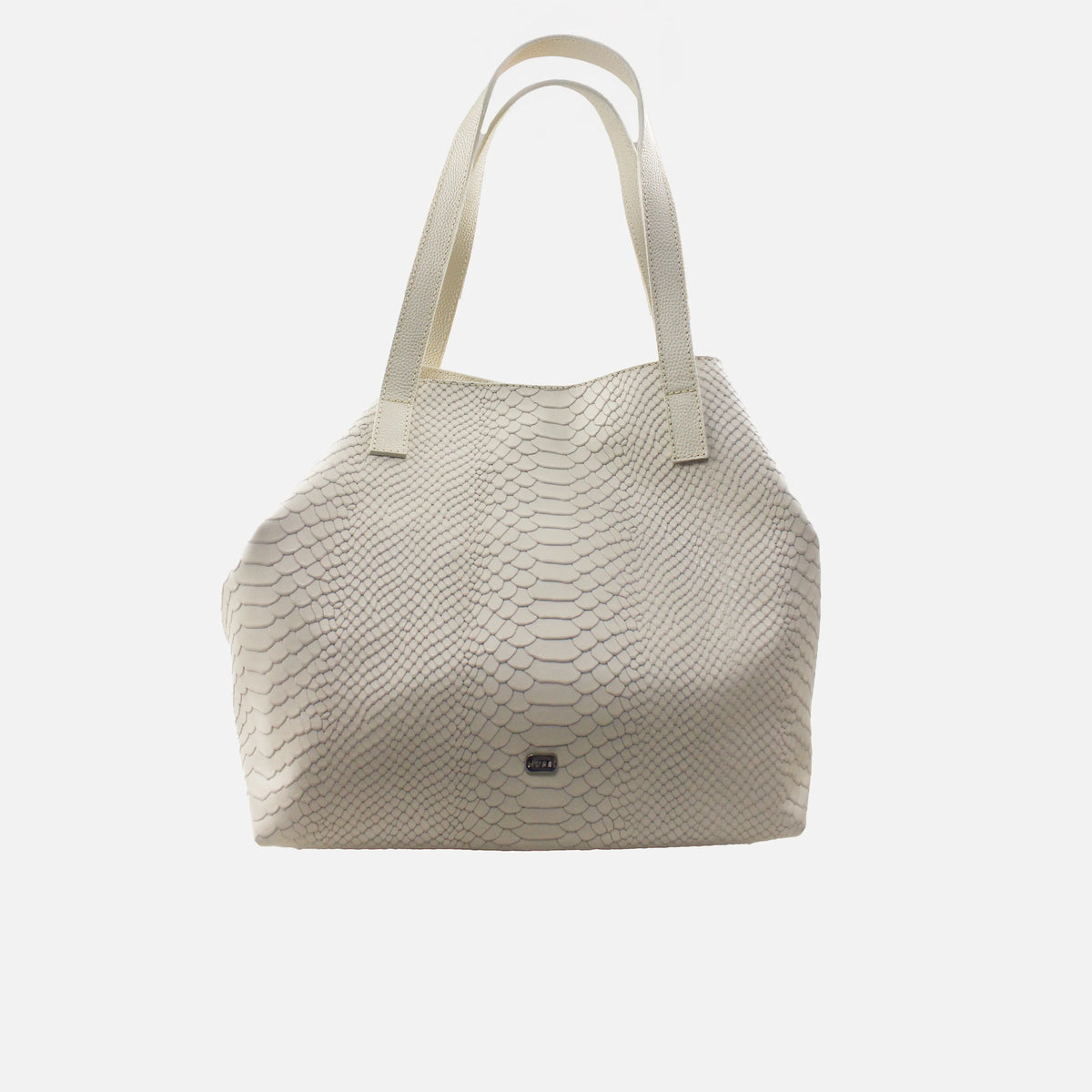 Cartera eleonor de cuero para mujer - Beige