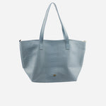 Cartera eleonor de cuero para mujer - Gris