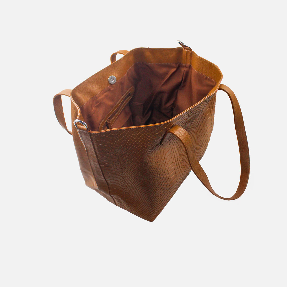 Cartera eleonor de cuero para mujer - Miel