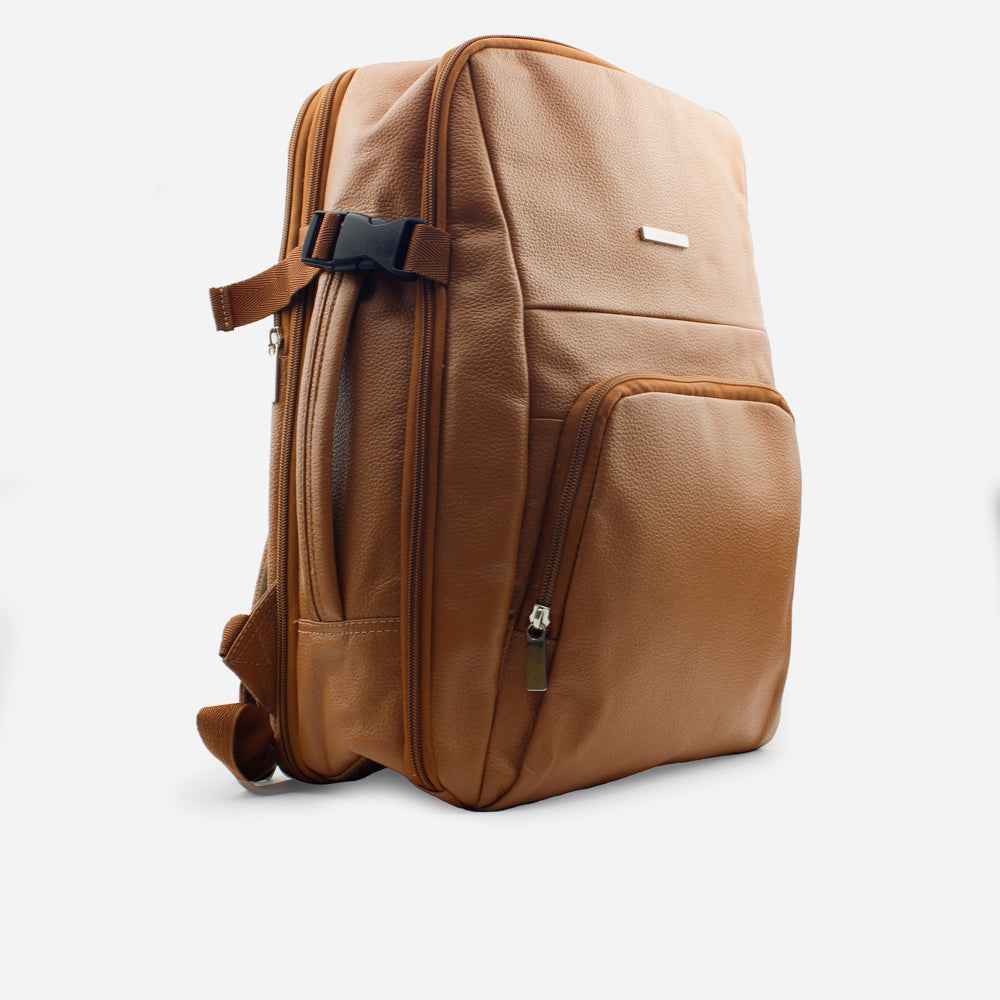 Morral vittoria de cuero para mujer - Miel