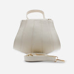 Bolso manos libres antonella de cuero para mujer - Hueso