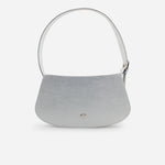 Cartera bella de sintético para mujer - Plata