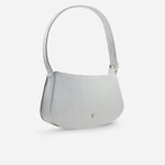 Cartera bella de sintético para mujer - Plata