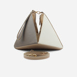 Bolso manos libres lily de cuero para mujer - Nude