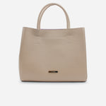 Cartera daphne de cuero para mujer - Nude