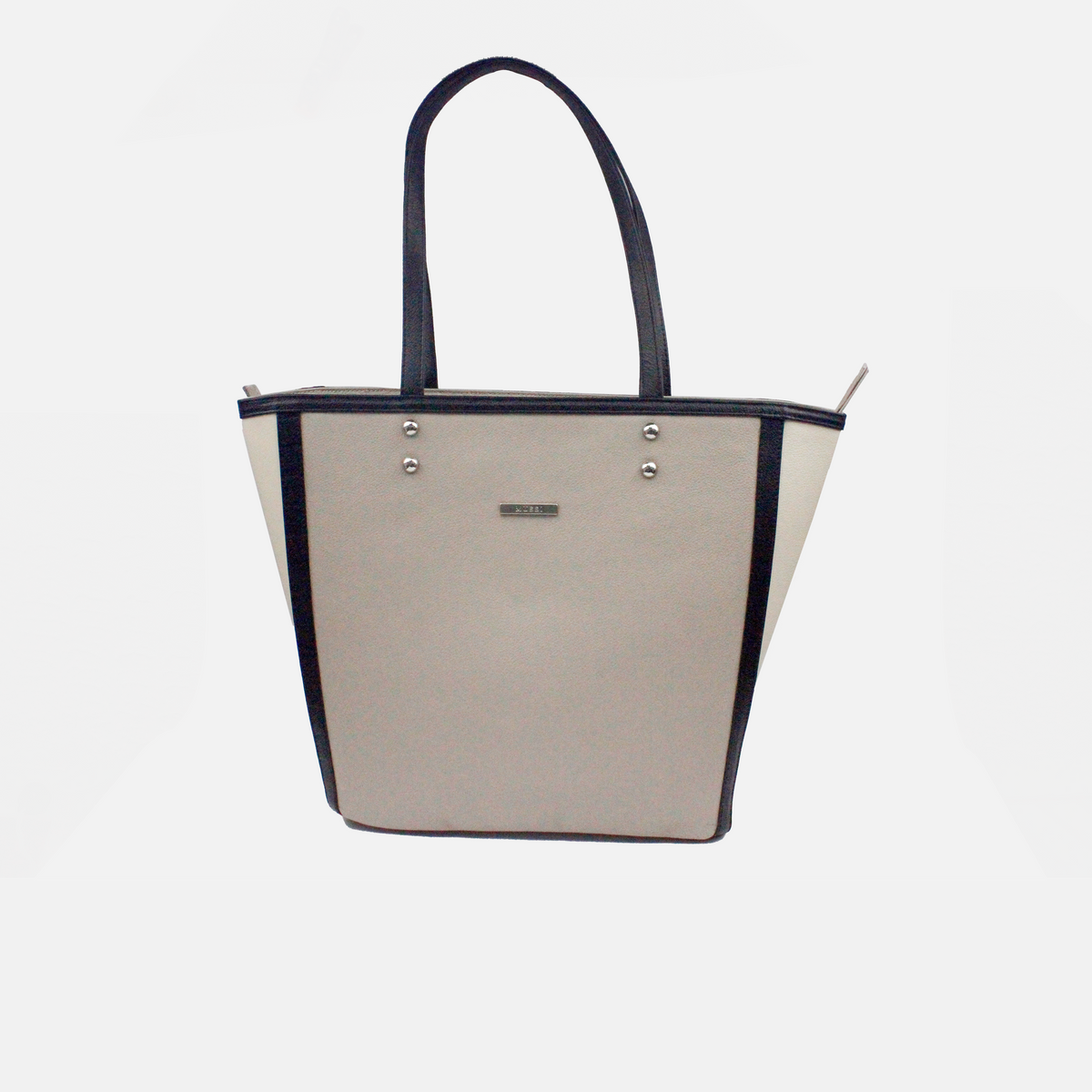 Cartera verano de cuero para mujer - Gris