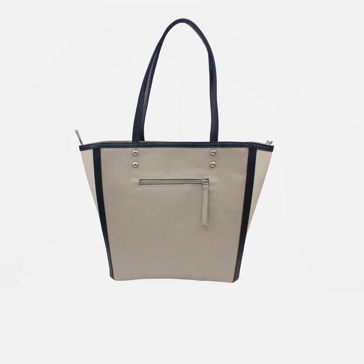 Cartera verano de cuero para mujer - Gris