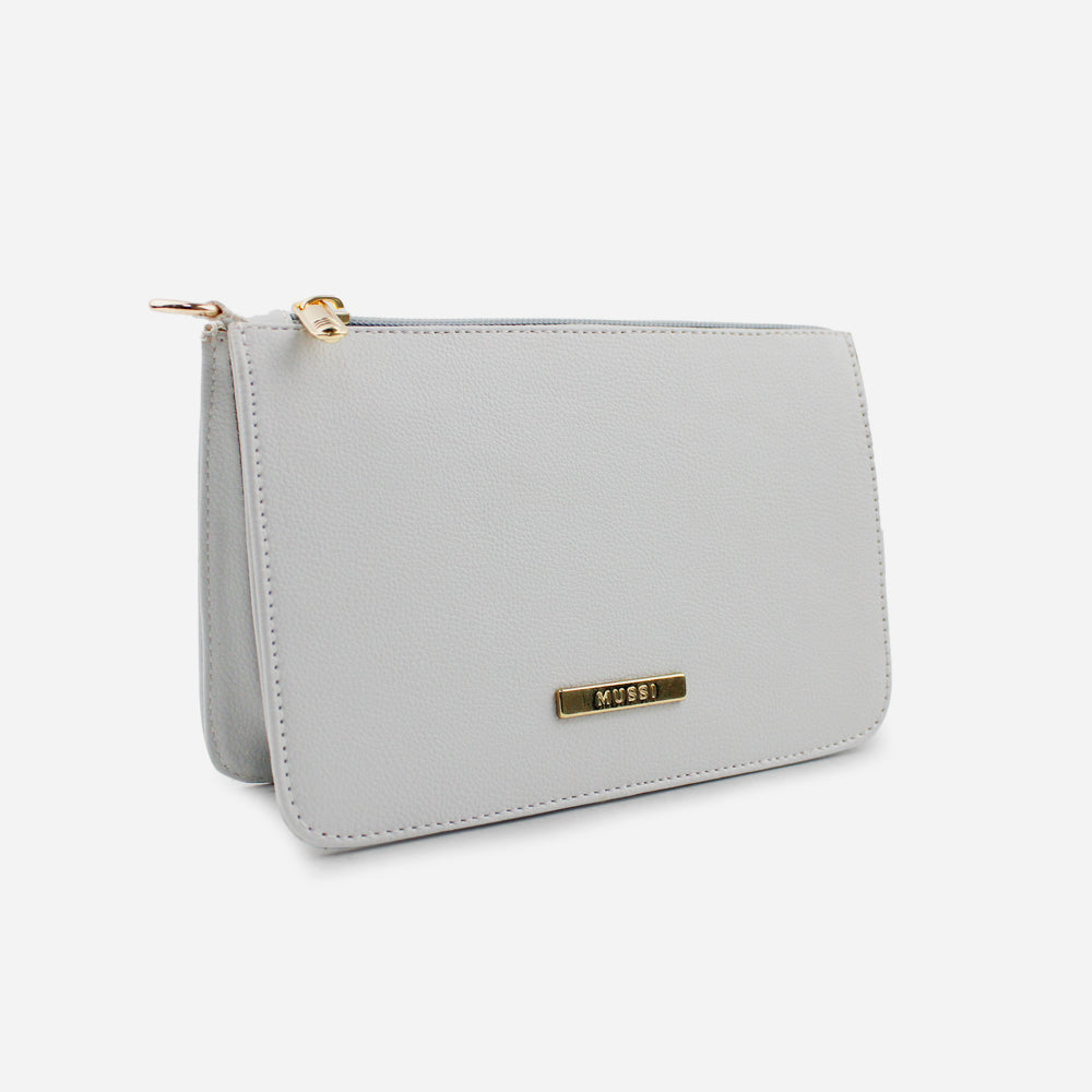 Bolso manos libres martha de sintético para mujer - Gris