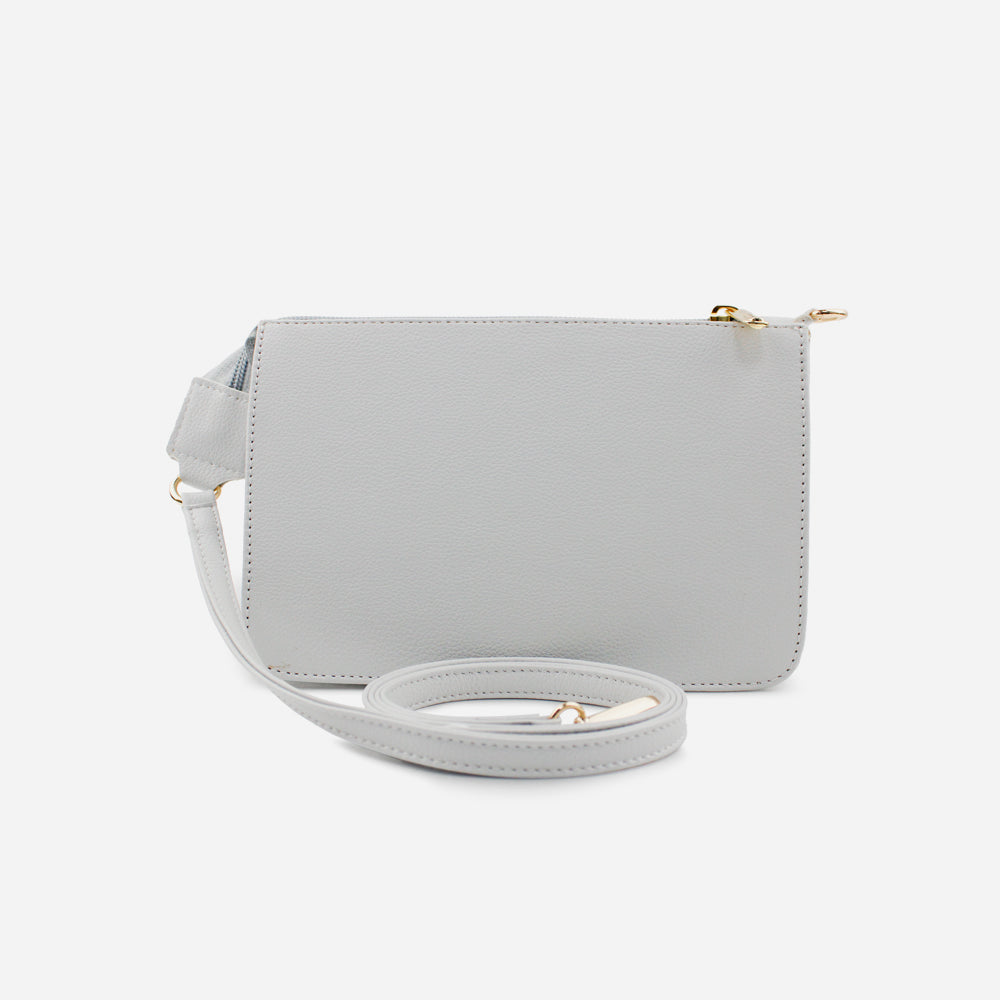 Bolso manos libres martha de sintético para mujer - Gris