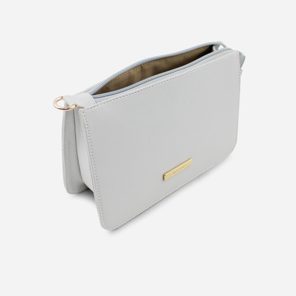 Bolso manos libres martha de sintético para mujer - Gris