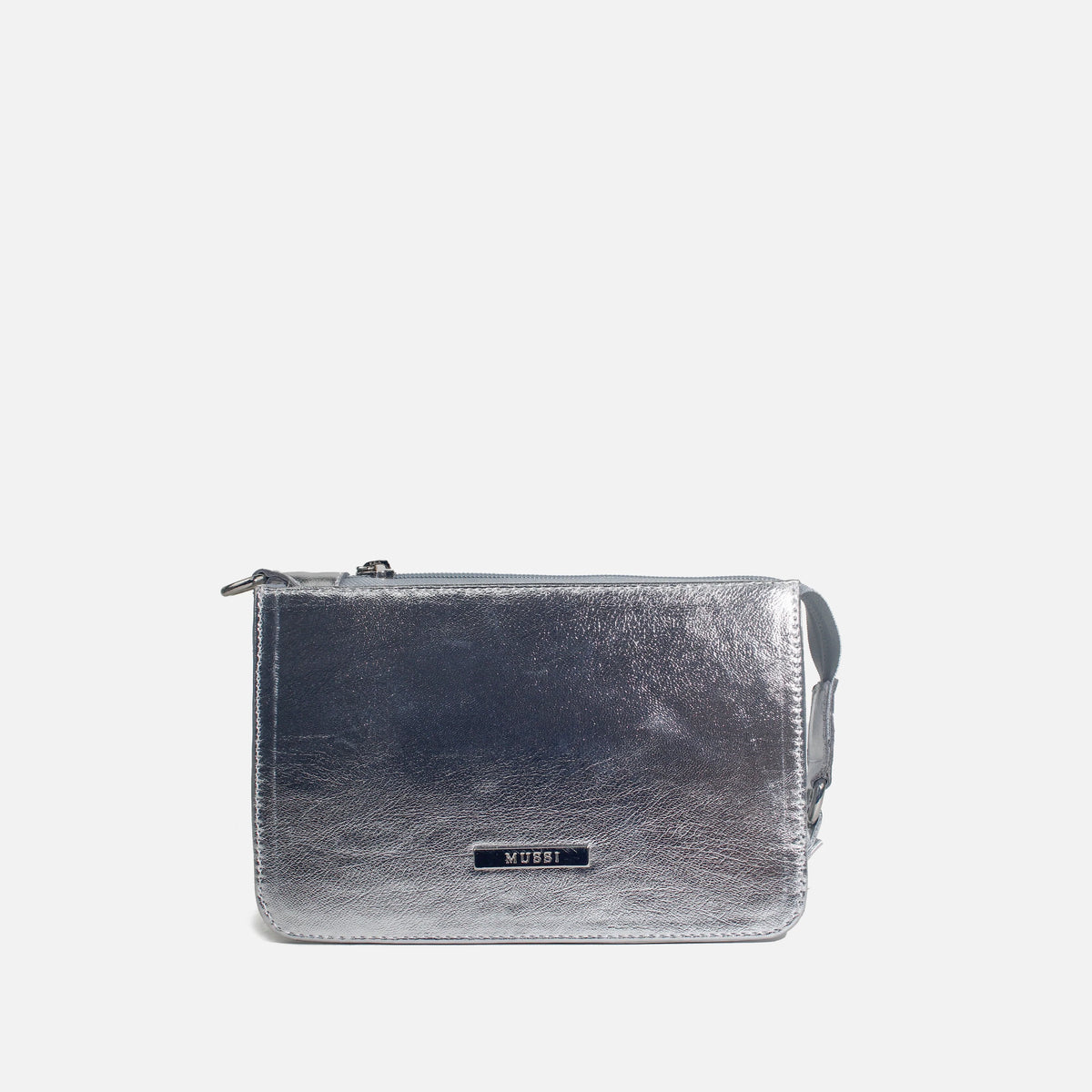 Bolso manos libres martha de sintético para mujer - Plateado