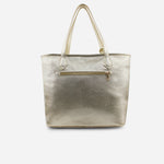 Cartera adela de cuero para mujer - Oro